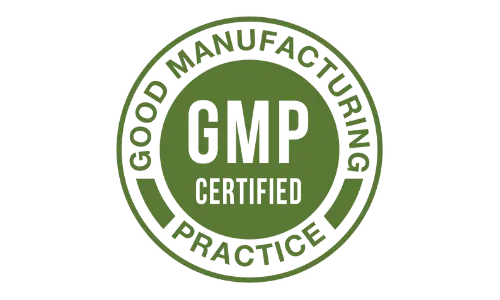 Flow Care PRO GMP-certified logo ensuring safe, high-quality